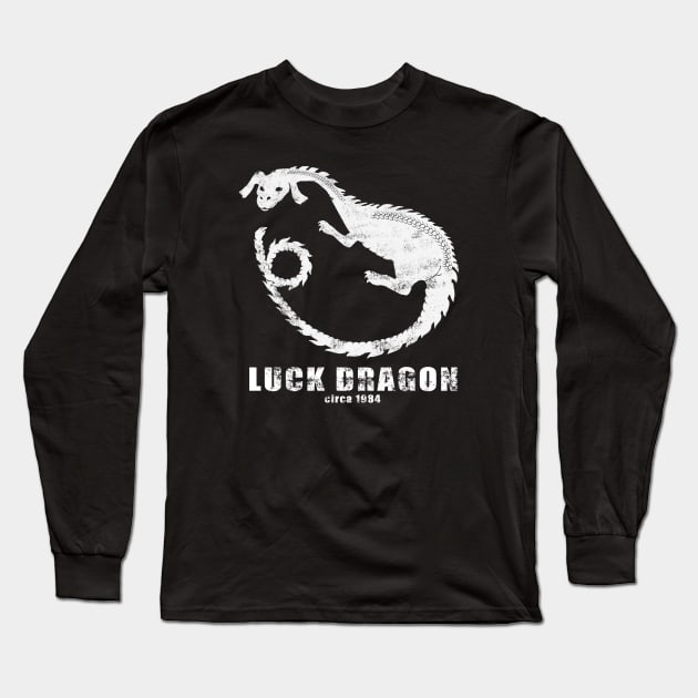 Luck Dragon 1984 Long Sleeve T-Shirt by Kaybi76